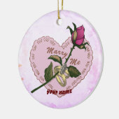 Heiratsdekor Keramik Ornament (Links)