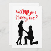 Heiratskarte Feiertagskarte (Vorne/Hinten)