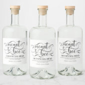 Heiratsmittel - Honigwein Alkoholflaschenetikett (Flaschen)