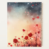 Heiratsplaner 'Hearts and Roses' Planer (Rückseite)