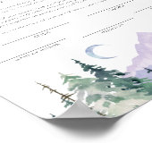 Heiratsurkunde für Wasserfarben Poster (Ecke)