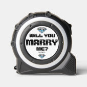 Heiratsvorschlag wird mich überraschen maßband (Vorderseite)