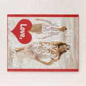 Heiratsvorschlag wird mir dein Foto heiraten Puzzle (Horizontal)