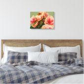 Heirloom Begonias 2 Leinwanddruck (Insitu (Schlafzimmer))