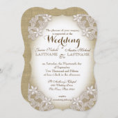 Heirloom Country Wedding Einladung (Vorne/Hinten)