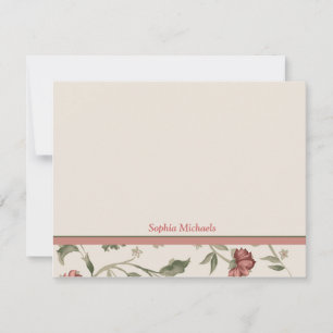 Heirloom Garden Personalisiert Stationery Mitteilungskarte