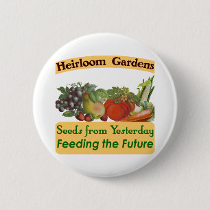 Heirloom Gardens Grünes Sprichwort Button