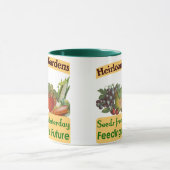 Heirloom Gardens Grünes Sprichwort Tasse (Zentrum)