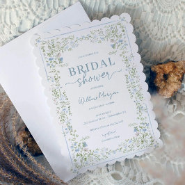Heirloom Hydrangea Bridal Shower Invitation Einladung