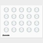 Heirloom Hydrangea Bridal Shower Stickers (Blatt)