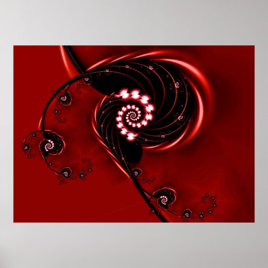 Heirloom Niedliches Abstraktes Naturemuster Poster (Vorne)