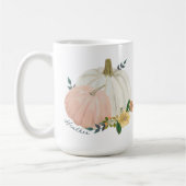 Heirloom Pumpkin mit Namen Kaffeetasse (Links)