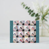 Heirloom Quilt Postkarte (Stehend Vorderseite)