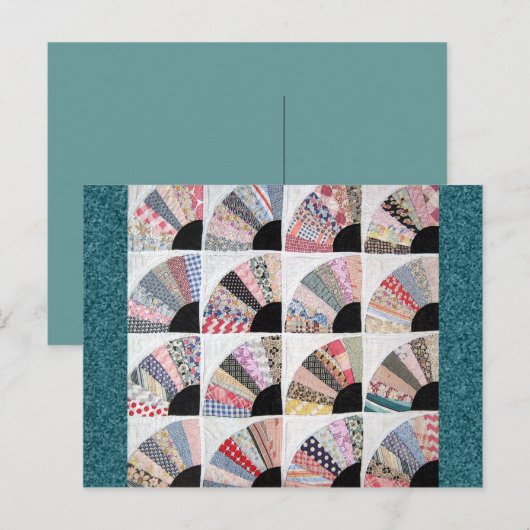 Heirloom Quilt Postkarte (Vorne/Hinten)