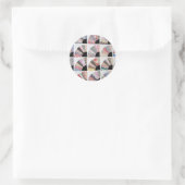 Heirloom Quilt Sticker! Runder Aufkleber (Tasche)