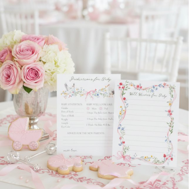 Heirloom Rose and Stork Baby Shower Prediction  (Von Creator hochgeladen)