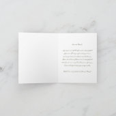 Heirloom Rose Ribbon and Stork Hostess Dankeskarte (Innenseite)