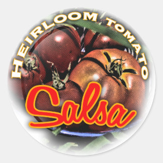 Heirloom Salsa Runder Aufkleber