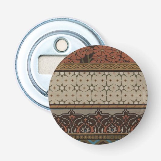 Heirloom Textil mit dekorativen Mustern Flaschenöffner (Vorderseite)