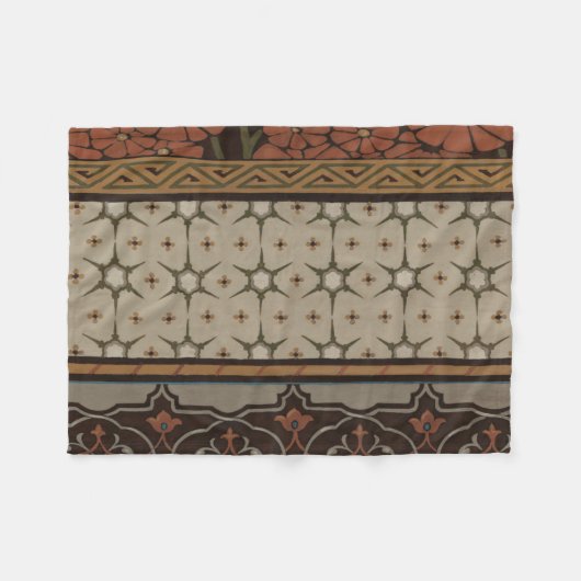 Heirloom Textil mit dekorativen Mustern Fleecedecke (Vorderseite (Horizontal))
