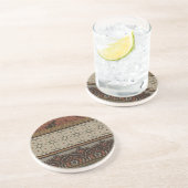 Heirloom Textil mit dekorativen Mustern Getränkeuntersetzer (Seite)