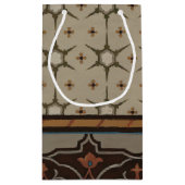 Heirloom Textil mit dekorativen Mustern Kleine Geschenktüte (Rückseite)