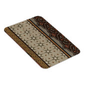 Heirloom Textil mit dekorativen Mustern Magnet (Rechte Seite)