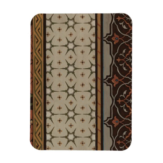 Heirloom Textil mit dekorativen Mustern Magnet (Vertikal)