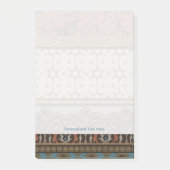 Heirloom Textil mit dekorativen Mustern Post-it Klebezettel (Vorderseite)
