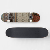 Heirloom Textil mit dekorativen Mustern Skateboard (Horizontal)