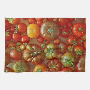 Heirloom-Tomate-Geschirrtuch Küchentuch