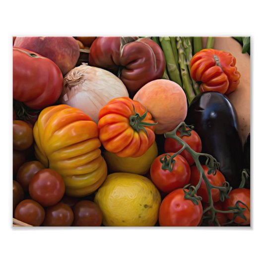 Heirloom Tomaten Fotodruck (Vorne)