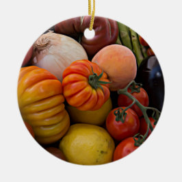 Heirloom Tomaten Keramik Ornament