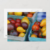 Heirloom Tomaten Postkarte (Vorne/Hinten)