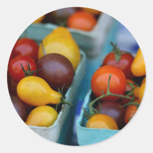 Heirloom-Tomaten Runder Aufkleber