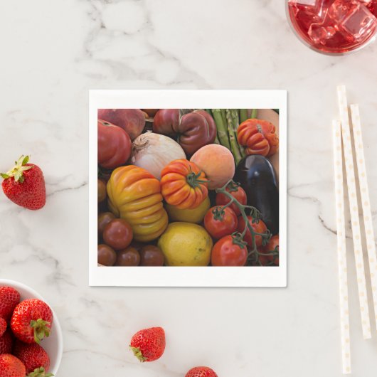 Heirloom Tomaten Serviette (Beispiel)