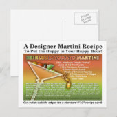 Heirloom Tomato Martini Rezept Postkarte (Vorne/Hinten)