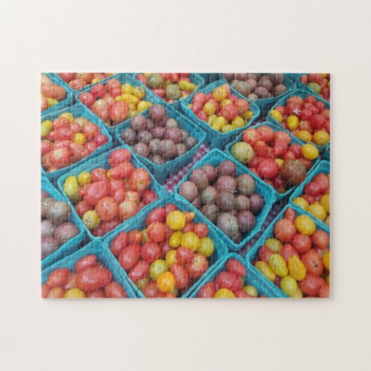 Heirloom Tomato Sorten Bauern Markt Puzzle (Horizontal)