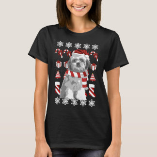 Heiry Christmas Shih Tzu T-Shirt