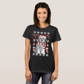 Heiry Christmas Shih Tzu T-Shirt (Vorne ganz)