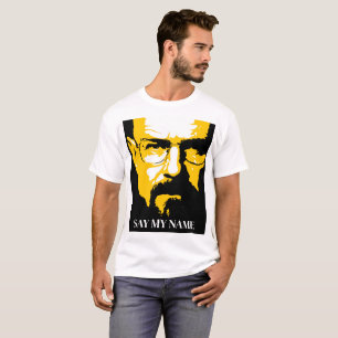 Heisenberg Say My Name Gelbes Grafik T-Shirt