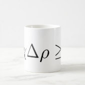 Heisenberg Ungewissheitsprinzip 2 Kaffeetasse (Mittel)