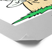 Heisenberg-Unsicherheitsstörscherz Poster (Ecke)