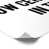 Heisenbergs Grundsatz der Unsicherheit Physik-Spaß Poster (Ecke)