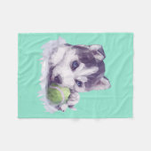 Heisere Blues Fleecedecke (Vorderseite (Horizontal))