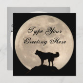 Heisere Einladungs-personalisierte Einladung (Vorne/Hinten)