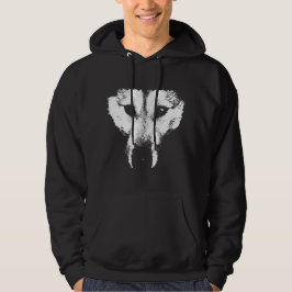 Heisere Hoodie-Wolf-Kunst-mit Kapuze Hoodie