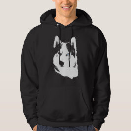 Heisere Hoodie-Wolf-Kunst-mit Kapuze Hoodie
