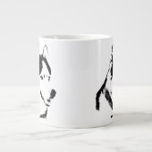 Heisere Hundekaffee-Tassen-sibirischer Jumbo-Tasse (Vorderseite)
