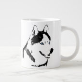 Heisere Hundekaffee-Tassen-sibirischer Jumbo-Tasse (Rechts)